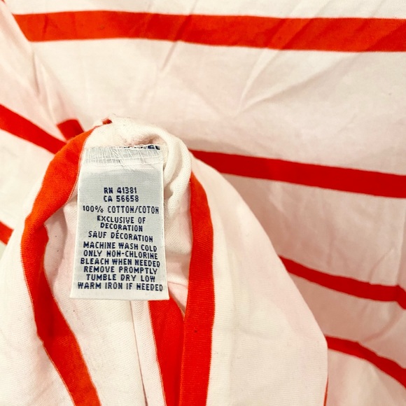 Ralph Lauren striped v-neck tee - Picture 4 of 4